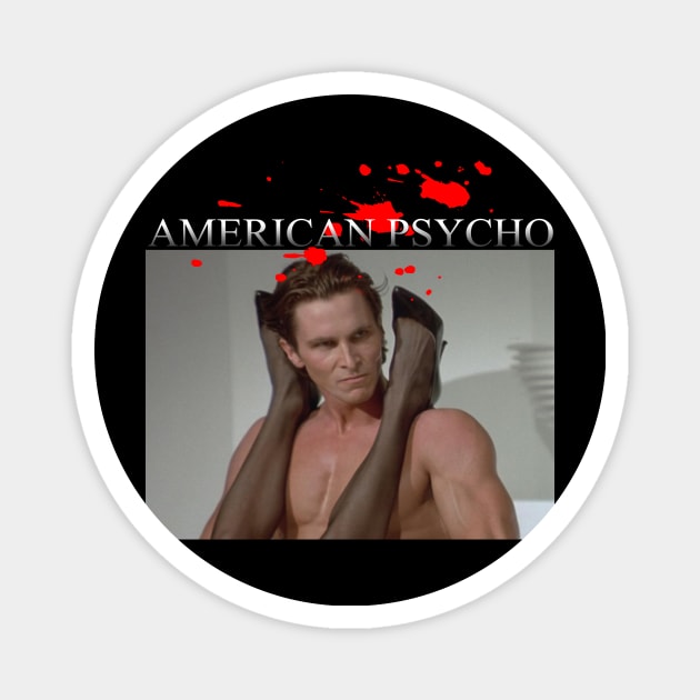 American Psycho Magnet by Visionary Canvas